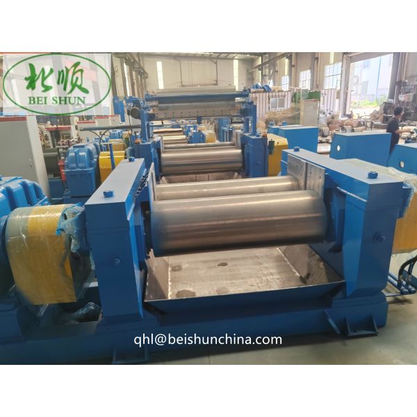 SGS 22 Inch Rubber Mixing Mill For Motorcycle Tire And Rubber Mixing Workshop