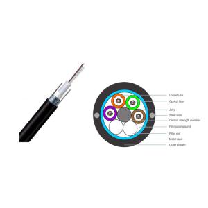 Quality GYFTW Fiber Optic Cable Central Loose Tube Non-Armored Frp Strength Member Waterproof for sale