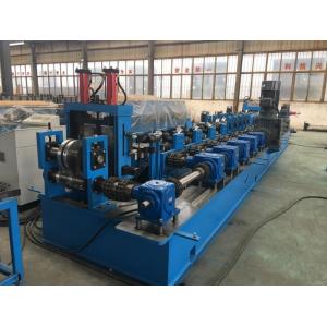 Quality 2 - 4mm thickness Solar Roll Forming Machine with hydraulic Decoiler for sale
