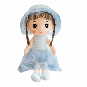 Polypropylene Cotton Filled Princess Plush Doll 40cm For Girls