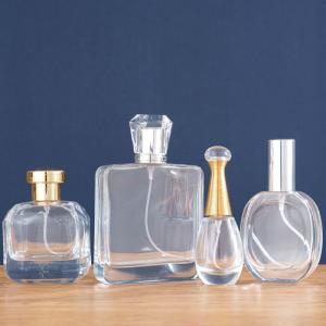 Glass Transparent Perfume Spray Bottle 50ml Material Sub Bottling