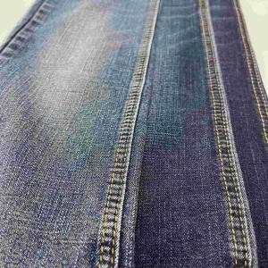 181cm Cotton Denim Fabric Rope Dye Deep Indigo Left Hand Twill Crosshatch Color
