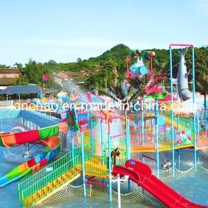 Aqua Playground Water Slide Park Fiberglass Children Play