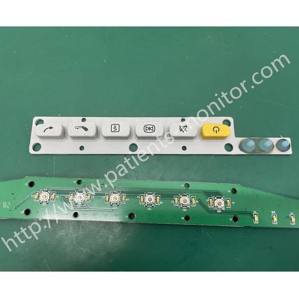 COMEN C60 Patient Monitor Parts Keypad And Keypad Board CMK4D8A.000399 050-000006-00 For Hospital