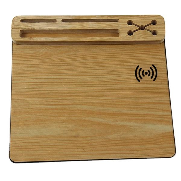 Buy 24V Rectangle Wood Mouse Pad , Mildew Proof Wooden Mouse Mat at wholesale prices