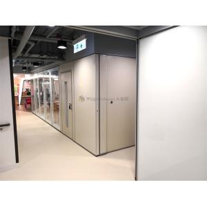 Height Adjustable Panelfold Operable Partitions With Magnetic Sealing System