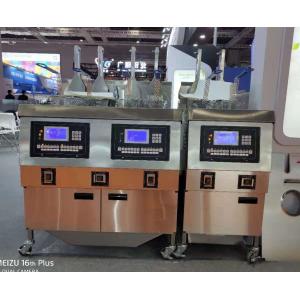 Auto Lift&Down One Pot Two Baskets Gas Heating Chips Open Deep Fryer