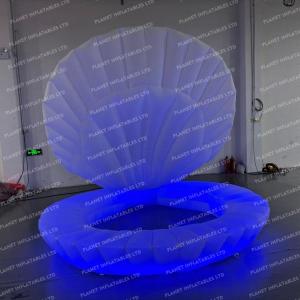 Advertising Stage LED Inflatable Seashell For Event Decoration