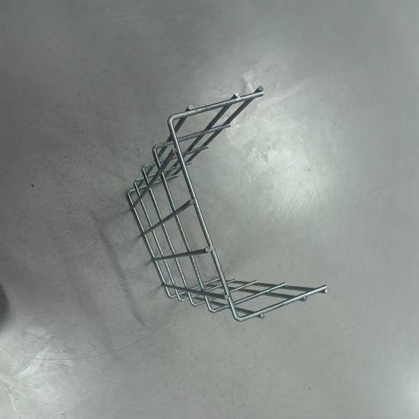 Wall Or Ceiling Mounted Wire Mesh Cable Tray Galvanized Finish And Fire Protection Material