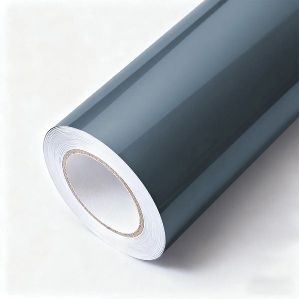 Buy 1.52mx17.5m Gloss Vinyl Car Wrap High Density Gloss Grey Vinyl Wrap OEM / ODM HYC1096 at wholesale prices