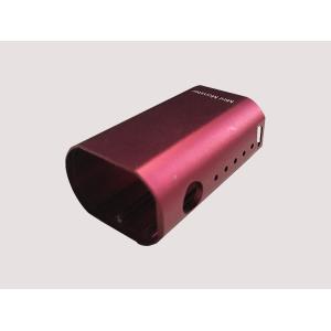 Red Anodizing Cnc Aluminium Profile , Precision CNC Machined Housing Profiles