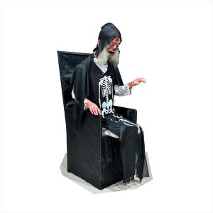 Haunted Pneumatic House Halloween Zombie Props , Ghost Animatronic Electric