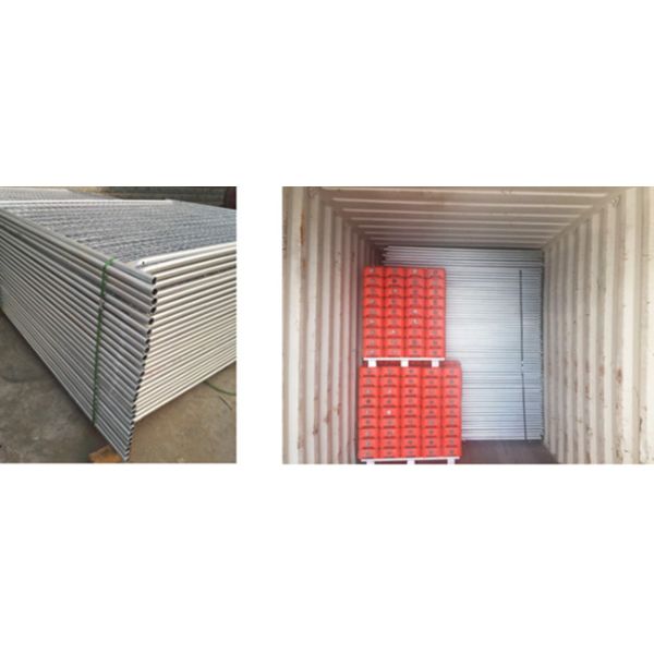 75×150mm Metal Galvanized Temporary Construction Fence Panel 5mm Thick