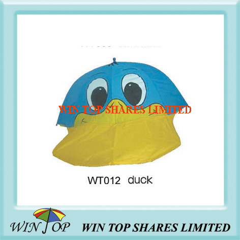 Buy Blue and Yellow Duck Cartoon Umbrella at wholesale prices
