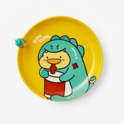 Cartoon Cute Ceramic Duckling Plate Companion Gift Eating Plate Children