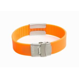 Metal Clip Engraved Emergency ID Bracelets , Personalized Silicone Wristbands