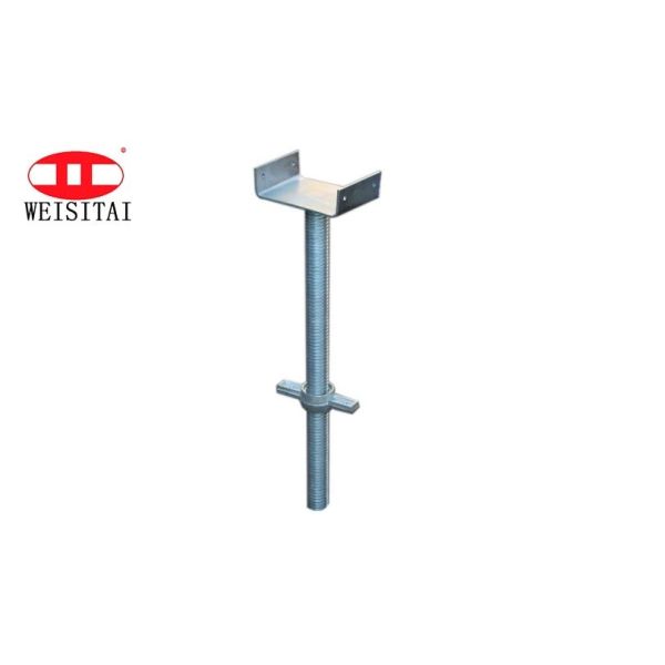 Buy 600mm Painted Base Screw Jack Scaffold U Heads at wholesale prices