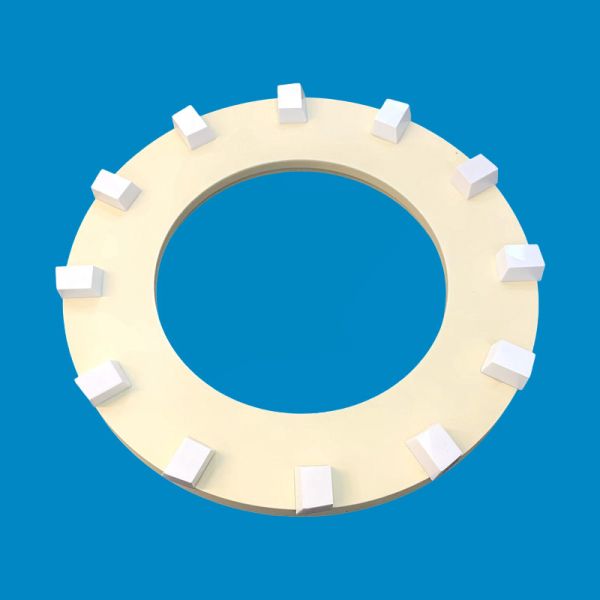 Buy Zirconia Al2O3 Alumina Ceramic Components Accessories Impact Resistance at wholesale prices
