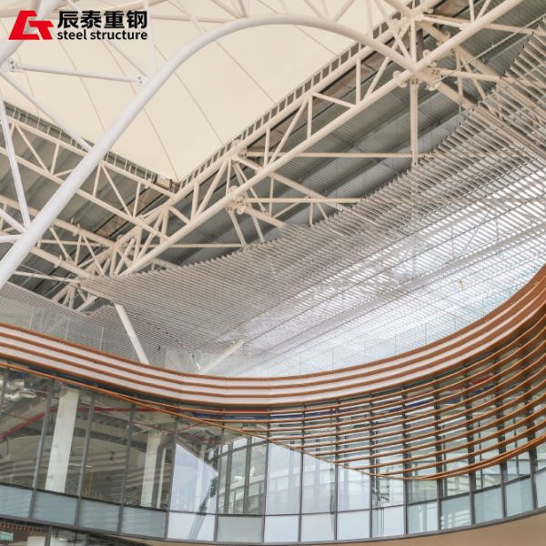 Q235B Steel Structure Construction for Gallery Showroom Office Building Shopping Mall