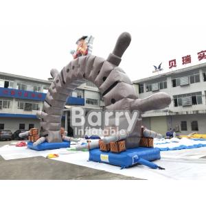 Cartoon Giant Advertising Inflatable Entrance Arch For Promotion Event , Park