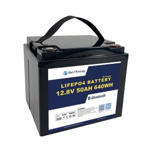 Bluetooth Lithium Battery 12V50Ah With And 50A Continuous Charge Current