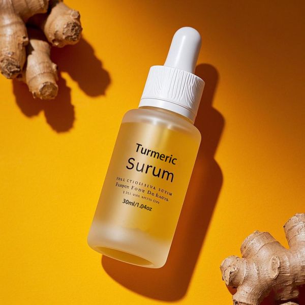 Turmeric Organic Anti Aging Face Oil Vitamin C Facial Whitening Serum Skin Care Product Lightening