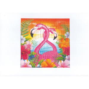 Elegant 33x33cm 16gsm Printed Paper Napkin Disposable For Wedding