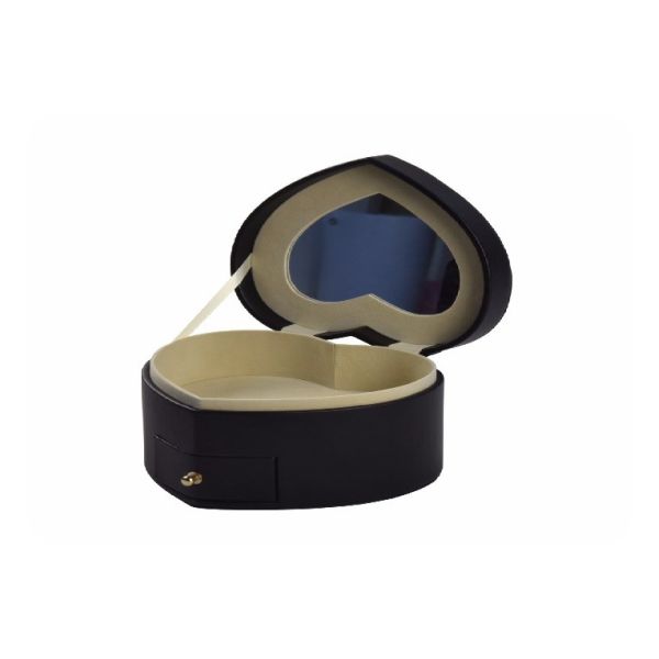 Heart Shape Jewelry Packaging Boxes Velvet Lining Material Customized With