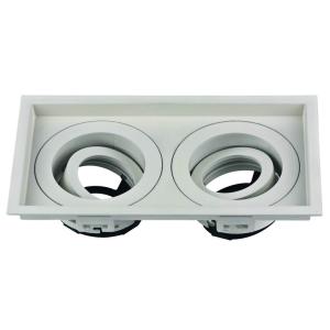 Quality Double / Quadruple Head Recessed LED Ceiling Lights 200x200x52mm for sale