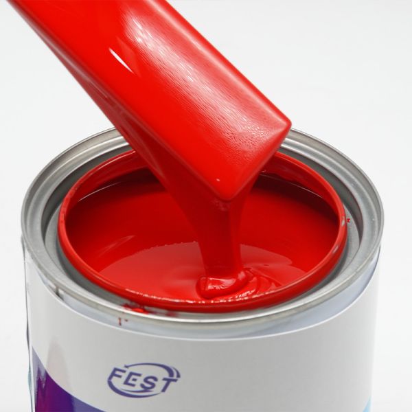 High Quality Auto Refinish Red Color 1k Paint High Performance Body Paint
