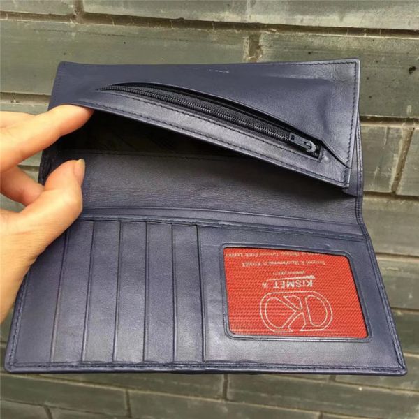 Unisex Style Authentic Real Stingray Skin Women Long Wallet Female Purple Thin Clutch Bag Genuine Leather Card Purse