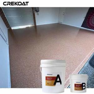 Unique Look Epoxy Flake Floor Coating Resistant To Yellowing And Discoloration