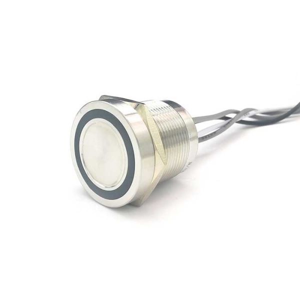 22mm Illuminated Piezo Switch Push Button Ip69k Self Reset Underwater