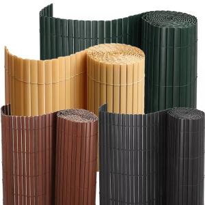 Durable Easy To Install PVC Bamboo Garden Fence