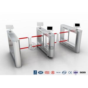 Quality Flap Turnstile With Secure Visitor Registration 600mm Passager / 900mm Wheelchair Lanes for sale