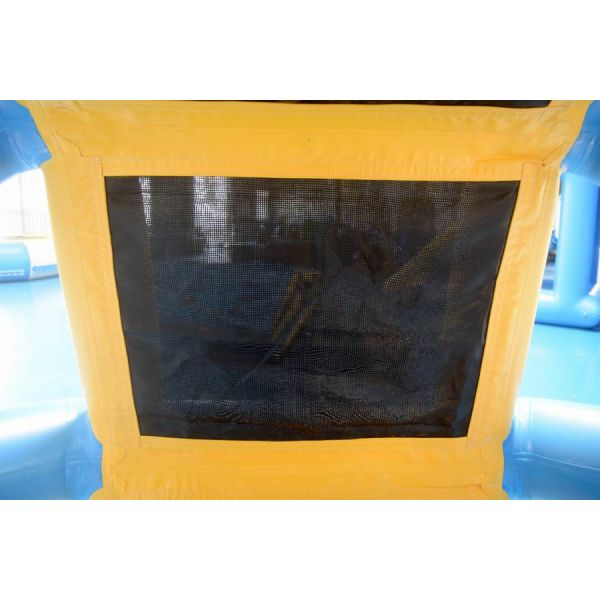 0.9mm PVC Tarpaulin Colorful Inflatable Hamster Wheel For Water Games