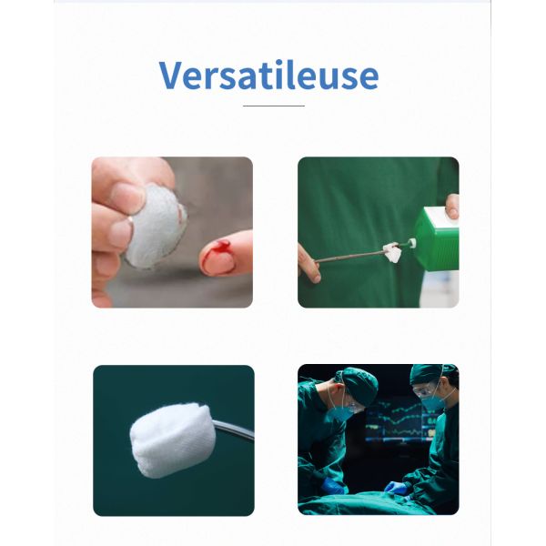 OEM Medical Colored Cotton Balls 500 PCS Sterilized Cotton Ball Cotton Gauze Balls