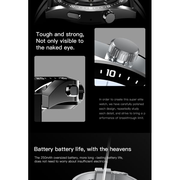 Pro Smart Watch Hombre Heart Rate Blood Pressure Health Monitoring NFC Pro Tracker Smartwatch for Women Men