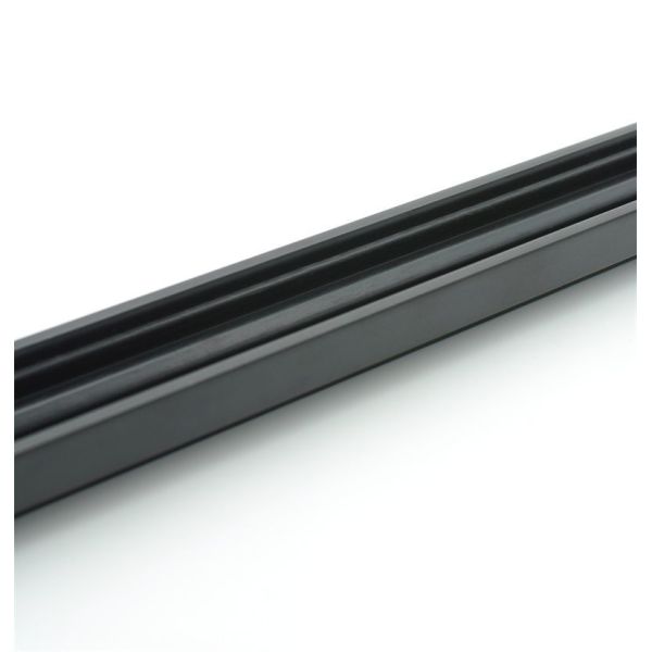 Flexible High Gloss PE Profile Black Furniture U Channel Extruded Plastic Profiles Plastic Customized