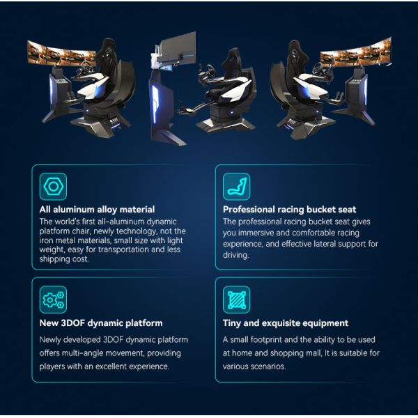 Home MOZA R5 VR Gaming Racing Simulator Arcade Game Machine Indoor