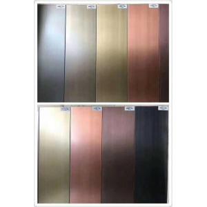 Antique Copper Finish Stainless Steel Plate For Screen Wall Decoration