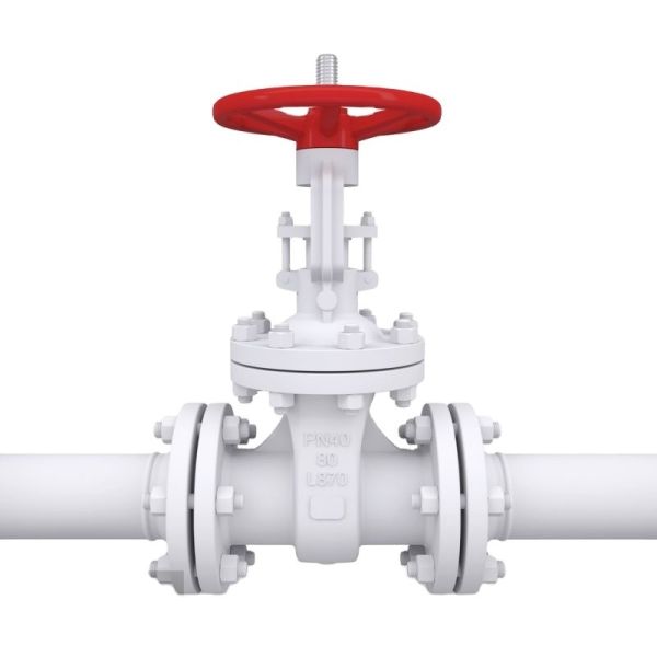 Low Temperature Media DN250 Wafer Butterfly Valve with Electric Actuator