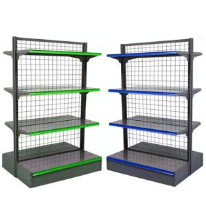 Design Supermarket Shopping Shelf Advertising Display Rack Single Side