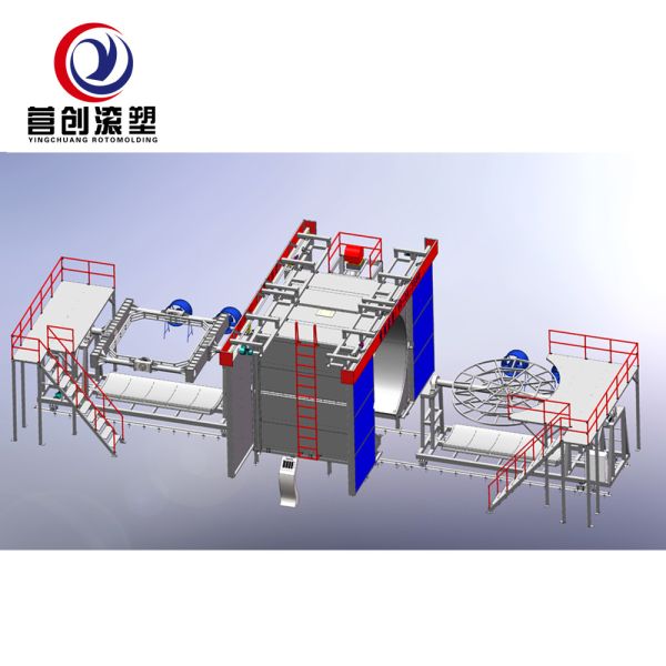 Buy Shuttle Rotomolding Machine Rotational Molding Equipment Within Manufacturing Plant at wholesale prices