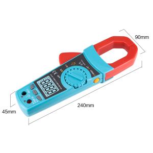 0.001A 2A Digital Clamp Multimeter AC DC Current 50Hz