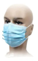 Blue Medical Non Woven Mask , Disposable Surgical Masks Prevention New