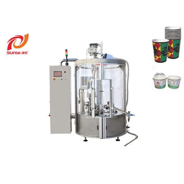 Buy SKP-1N Rotary Yoghurt Plastic Cup Filling Packaging Machine at wholesale prices