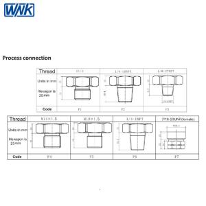 I2C Pressure Sensor High Accuracy Electronic Micro Compressed 60000Kpa Range