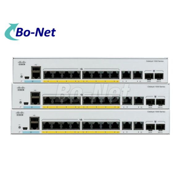 Buy New Arrival Original CISCO C1000-8FP-2G-L New in Box 8 Port and 120W PoE budget 2x1G SFP and RJ-45 combo  at wholesale prices