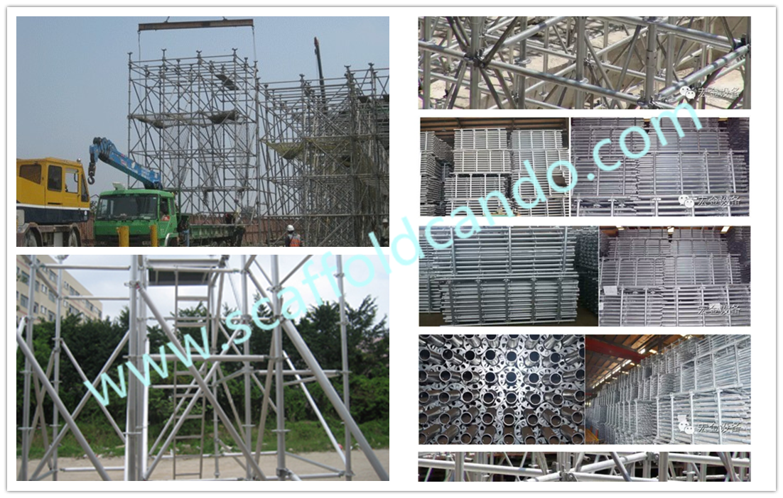Durable scaffolding vertical diagonal 1200*1500,1200*2000,1500*2000mmL for Ringlock scaffold system OD42mm 48mm